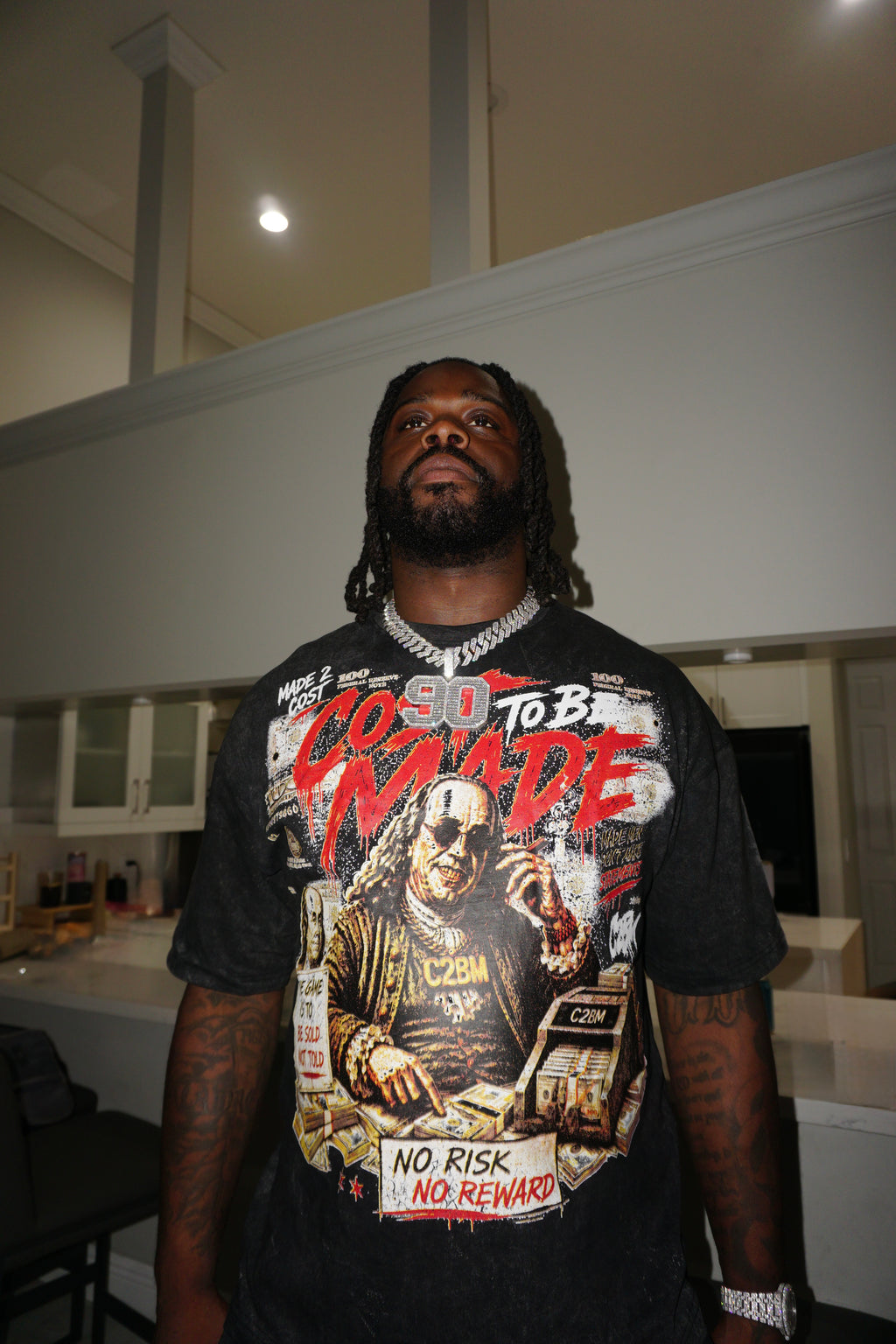 NO RISK NO REWARD TEE